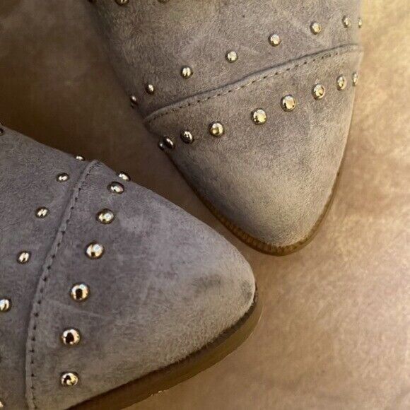 *Hippie Laundry* MADDA Sz 9 Grey Studded Ankle Booties EUC!! - Picture 9 of 9